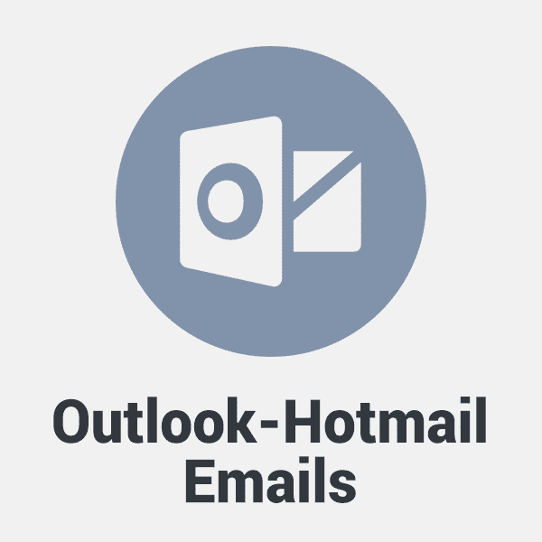 Outlook and Hotmail Email List