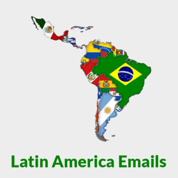 latin america country emails